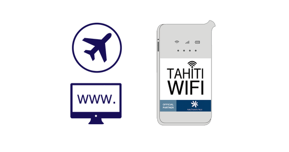 Louez votre boitier de poche (en avance ou le jour du départ) soit en ligne soit dans notre agence aéroport Tahiti Faa'a. Récupérez votre routeur au moment du départ (ouverture 7j/7 de 5h à 0h)