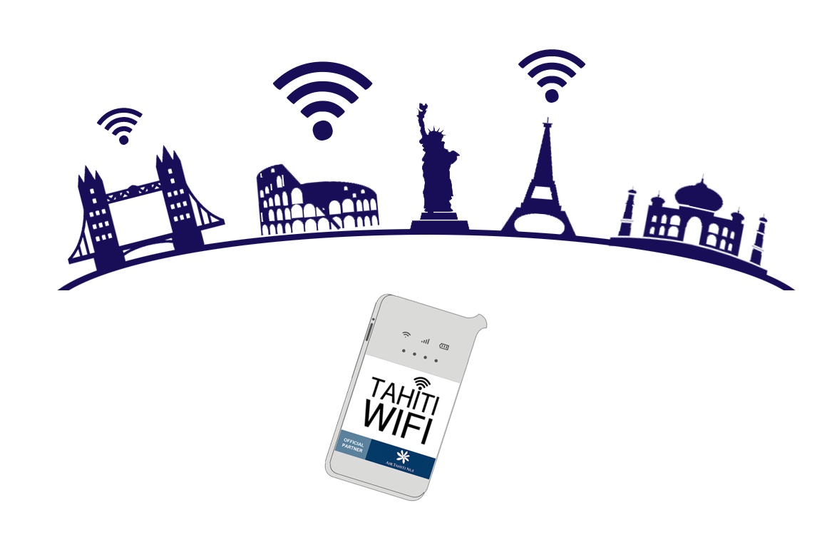 Profitez du Wi-Fi illimité dans plus de 130 pays. Connexion en transit aéroport offerte !